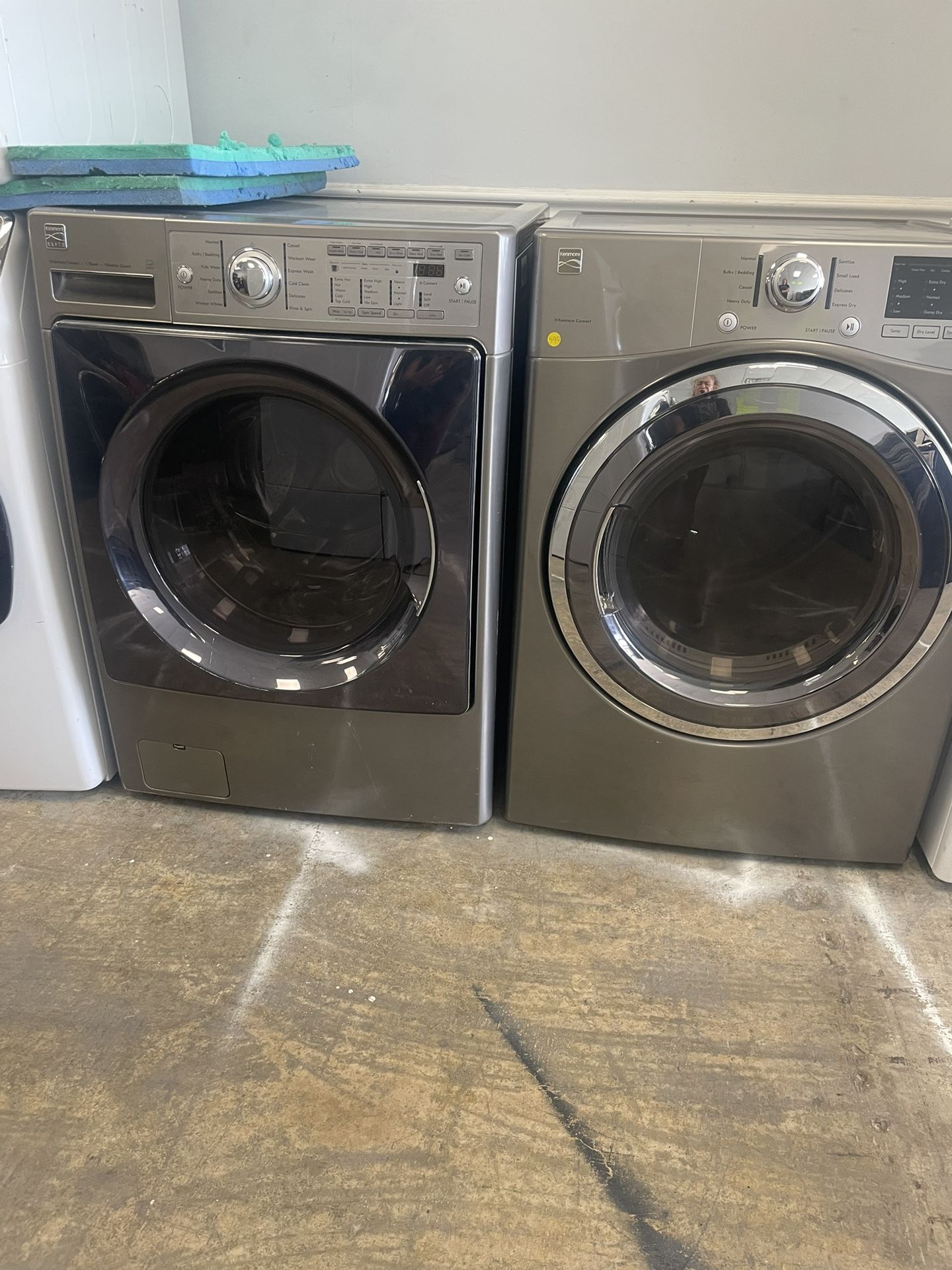 Kenmore Washer And Dryer Stainless Steel Set
