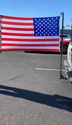Flagpole Holder Hitch Receiver