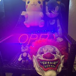 Random Collectable Decoration Plushies w/ Open Sign 