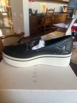 100% Authentic Stella McCartney platform slipons