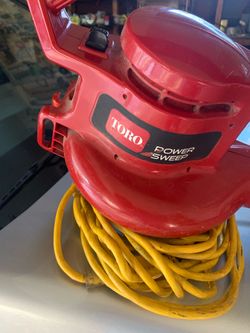 Toro power sweep electric