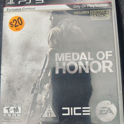 PS3 Medal Of Honor