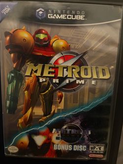 Metroid Prime with bonus echos disc for GameCube