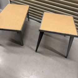 Two sets big table 42x18x24 small table 24x24x24. $25 each set