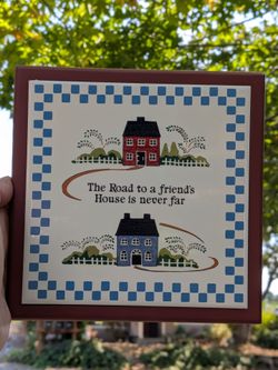 1980s Vintage Avon Country Signature Collection Hanging Trivet