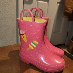 Rain Boots Toddler Girl Size 9/10