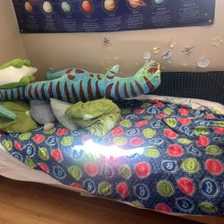 FREE * Twin Bed Frame With Twin Mattress ONLY