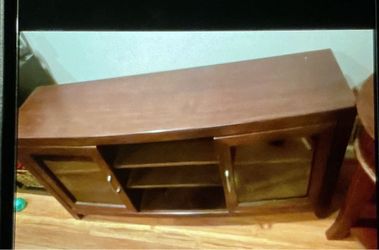 Wood TV Stand / Entertainment Center with Storage