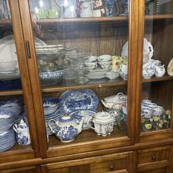 Dining Room Table, Hutch Two End, Tables And Coffee Tables