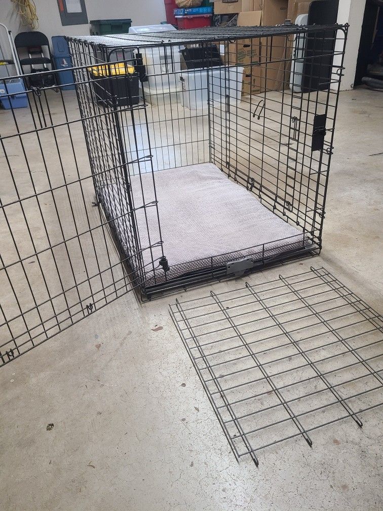 Large Dog Crate With Pad