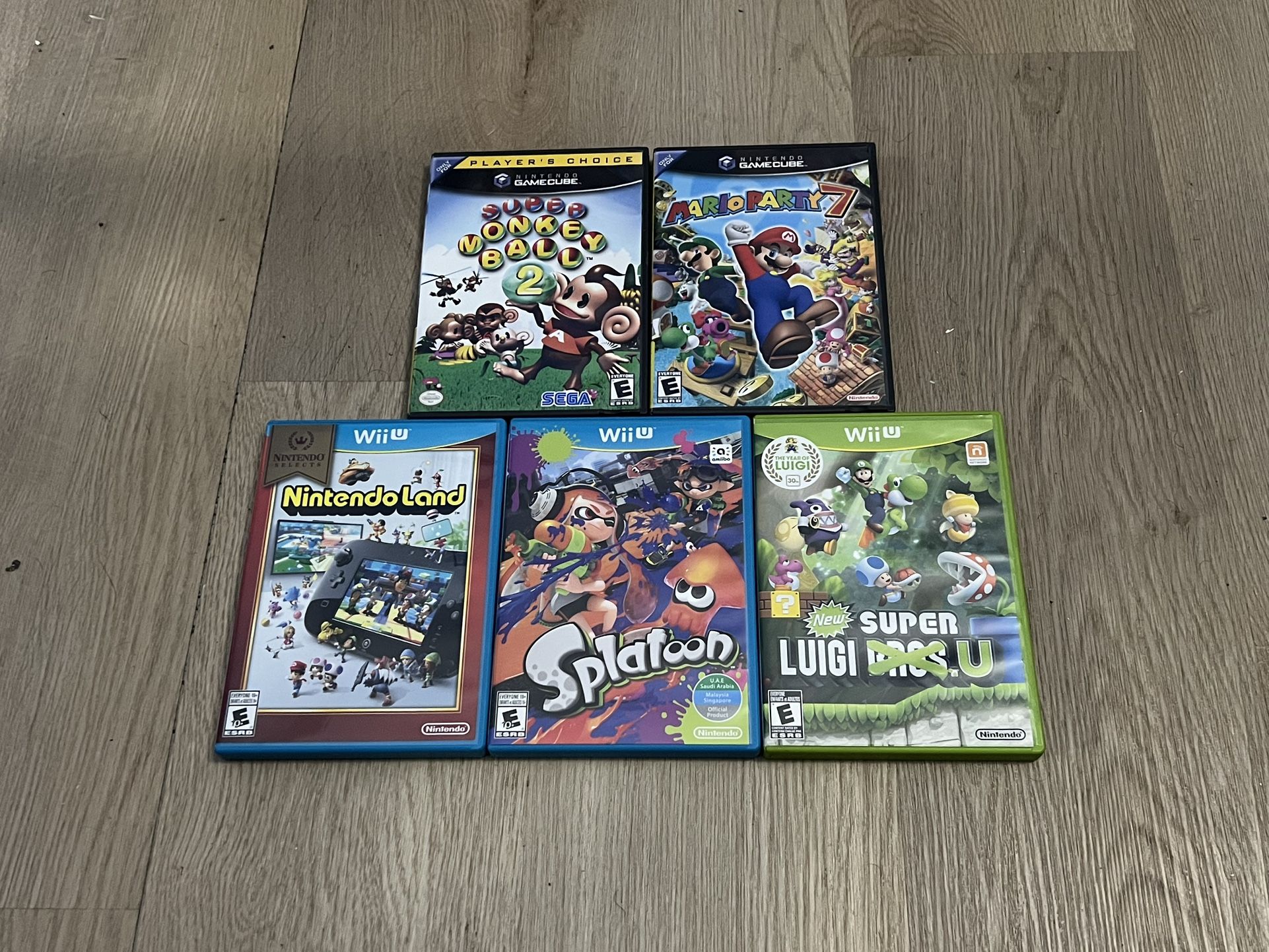 Wii U And GameCube Video Games