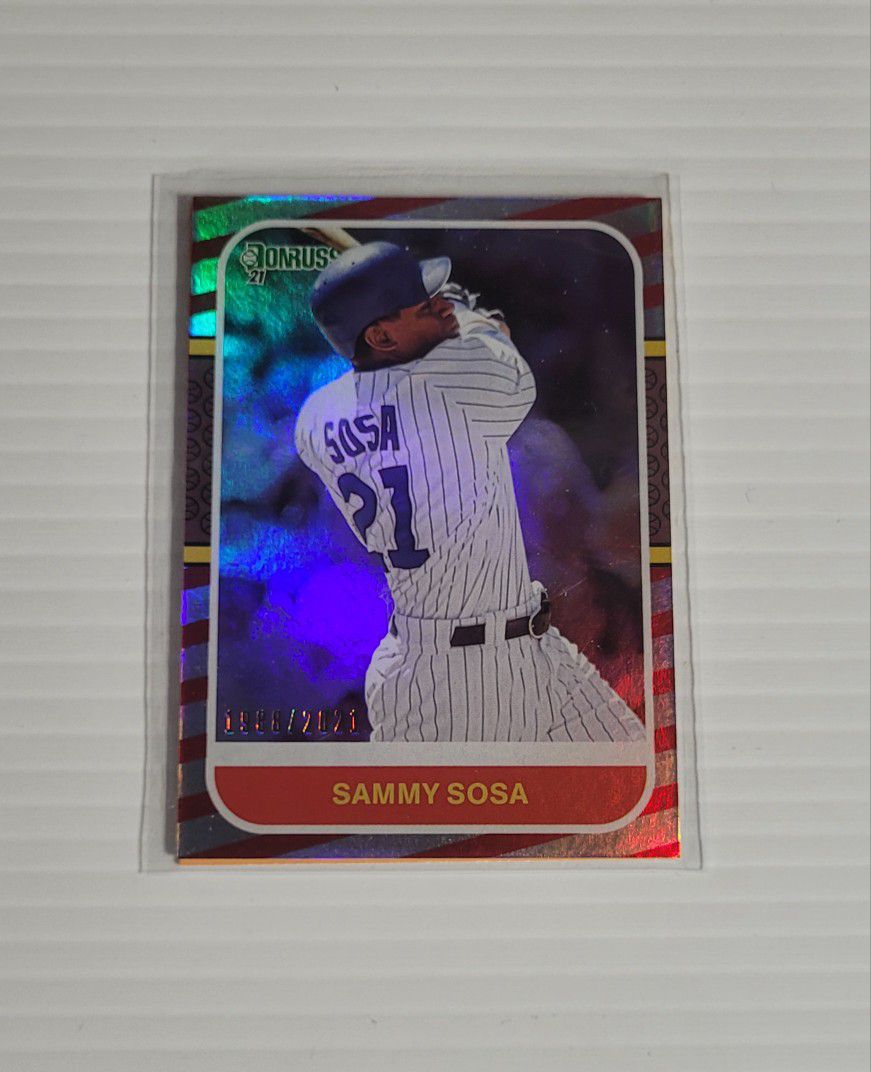 ⚾️ 5 Card Lot - 21' Donruss  Sammy Sosa Cards 