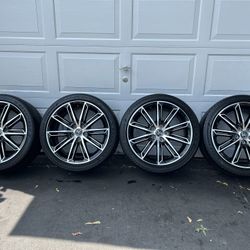 4 Camry/Avalon wheels and tires balanced. 235 40 r19. Tires are in decent condition made in 2021.