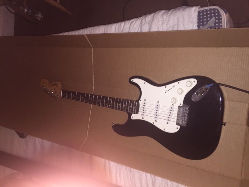 Squier Guitar and AMP by Fender