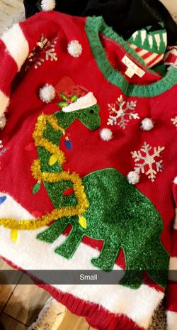 Small Ugly Dinosaur Sweater