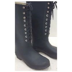 Noa Noa Rubber Boots l' ESS Rubber Boot  Blue Size: 8-8.5