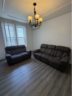 Reclining Sofa & Loveseat Set - Excellent Condition