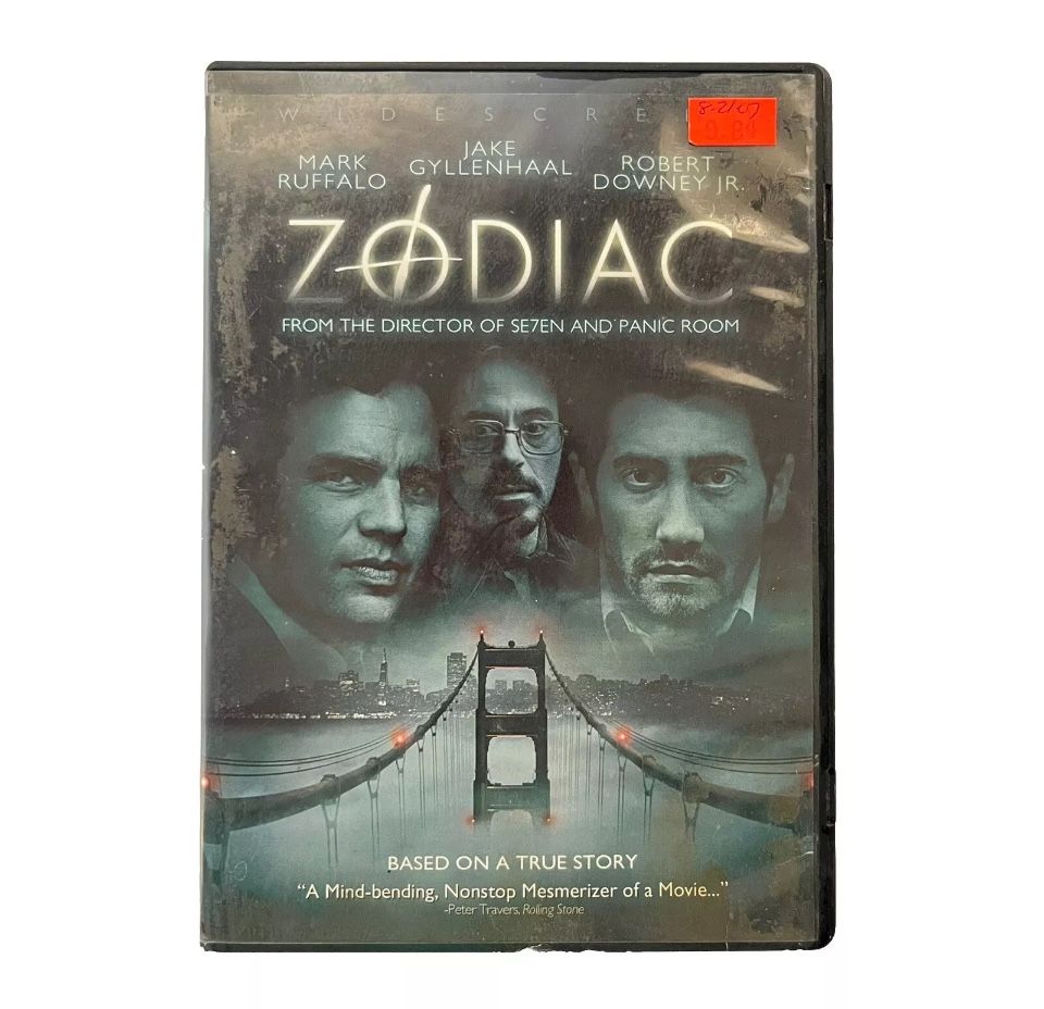 Zodiac (DVD, 2007, Widescreen) Movie Based On A True Story