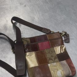 coach crossbody patchwork bag 