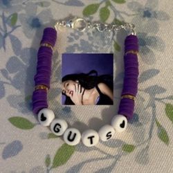 Handmade Olivia Rodrigo Guts Bracelet 