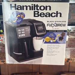 Coffee Maker By The Pot Or Individual Servings