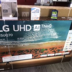 LG UHD 65” Inches🖥️  Available On Finance With Just $ 39 Down Payment 😱 And Take Home Today🔥