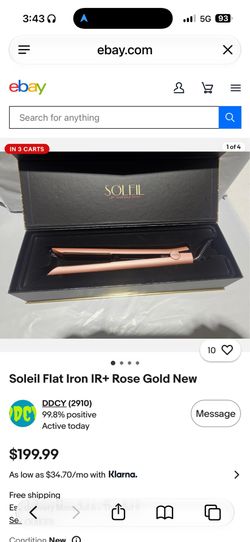Soleil flat iron