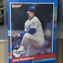 1991 Donruss Orel Hershiser #280 Los Angeles Dodgers Vintage MLB Card