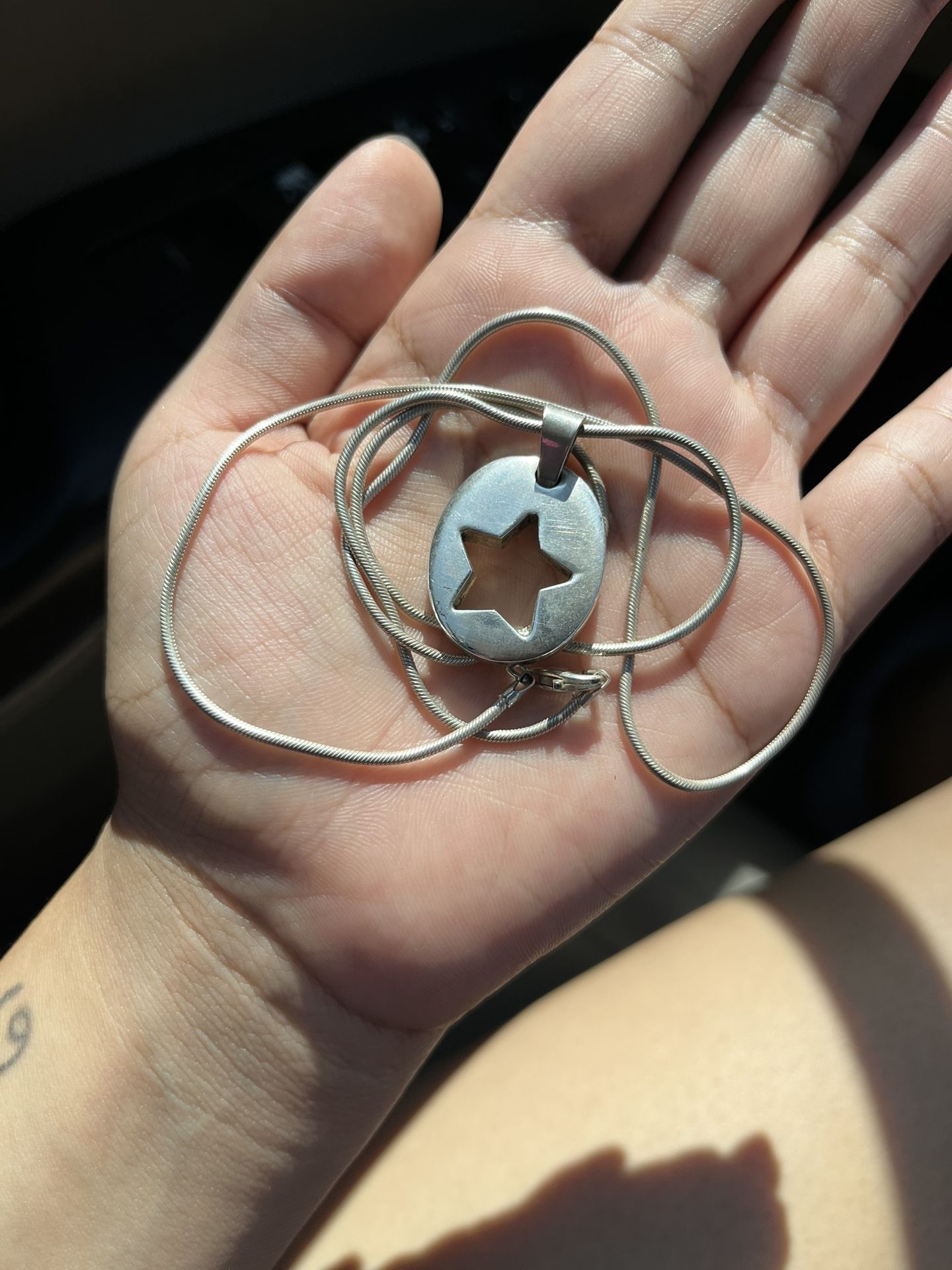 Silver Star Pendent + Necklace