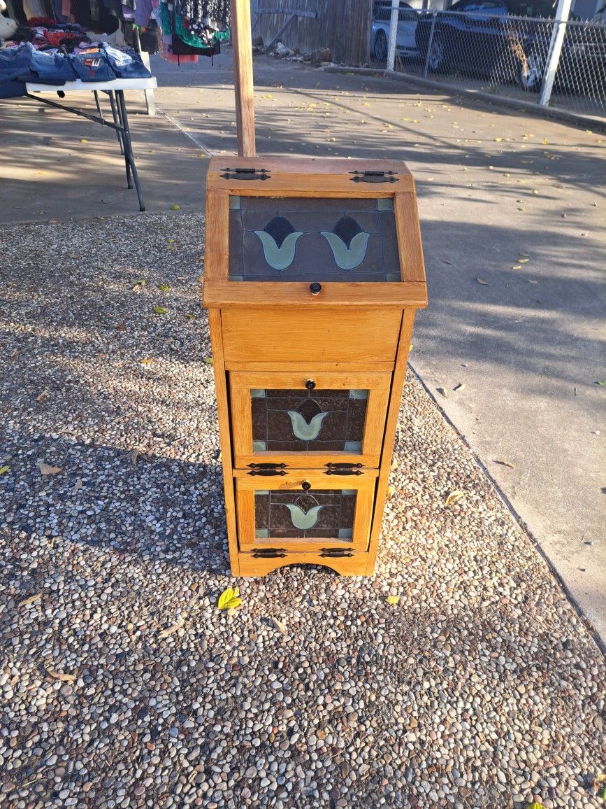 Vintage Wood Vegetable Bin