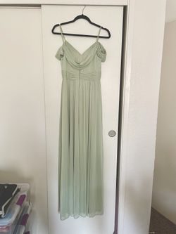 Azazie Dusty Sage Bridesmaid Dress for Sale in Fresno, CA - OfferUp