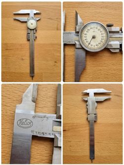 Vintage Helios Dial Caliper (.001") - Made in Germany