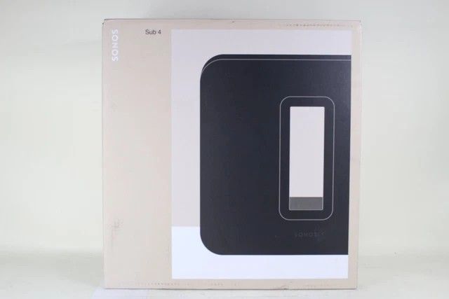 Sonos Sub 4 Wireless Subwoofer | Subg4Us1Blk | Black | New