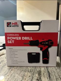 Mr Moto Cordless Power Drill