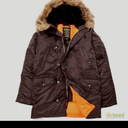 Alpha Industries N3B Slim Fit Parka Jacket VF 59 Deep Brown