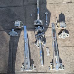 VINTAGE JAMISON WOOD WALK-IN REFRIGERATOR/FREEZER HINGE BRASS CHROME