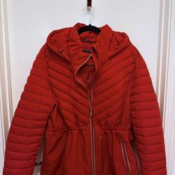 TOMMY HILFIGER - Women’s Puffer Jacket w/ Hood 