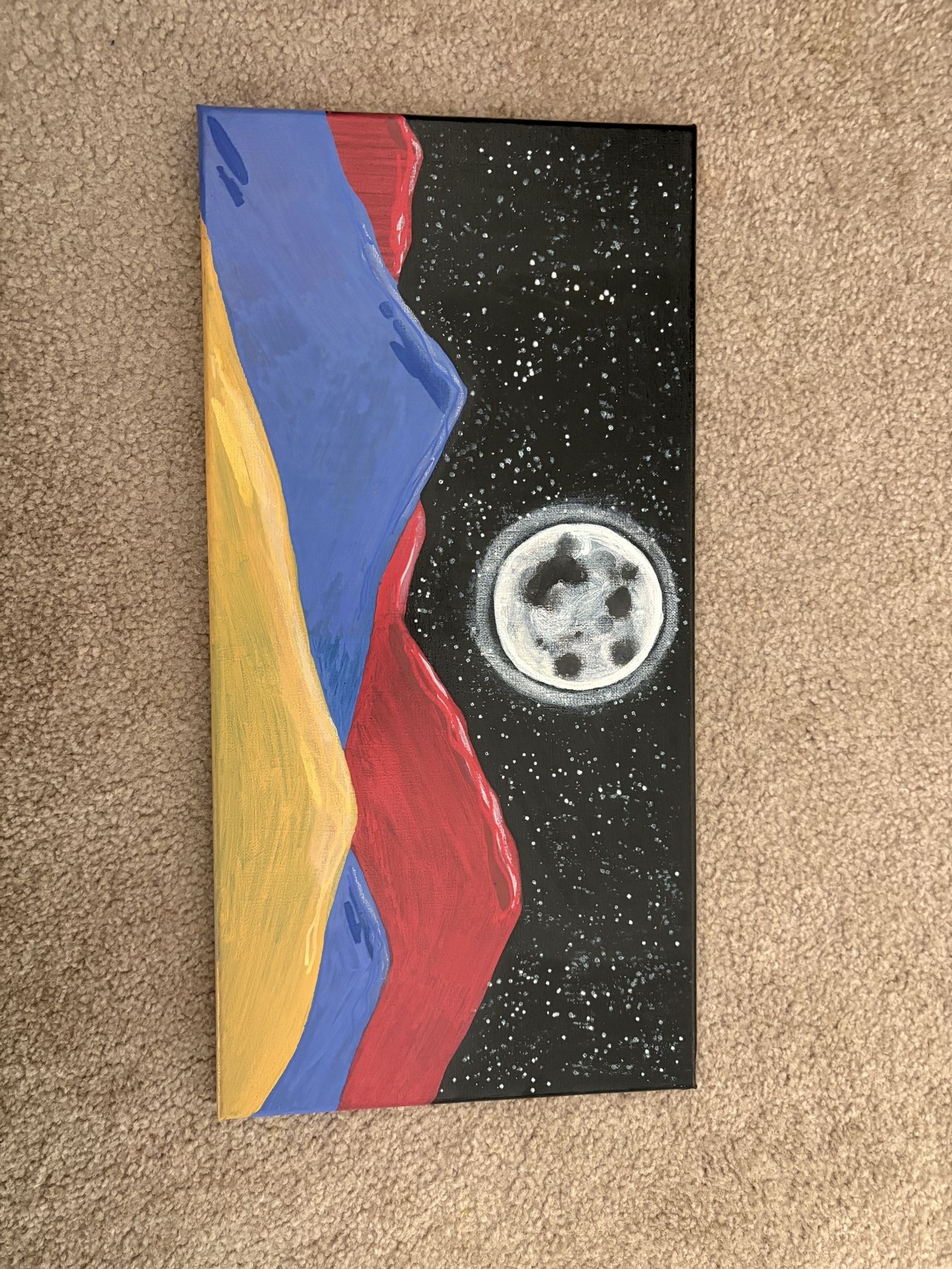 Original Abstract Acrylic Painting-Signed 2025
