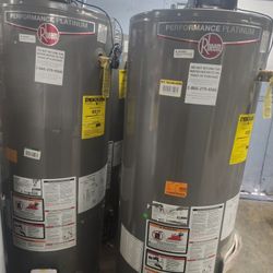 New Water Heater Rheem Performance Platinum Gas