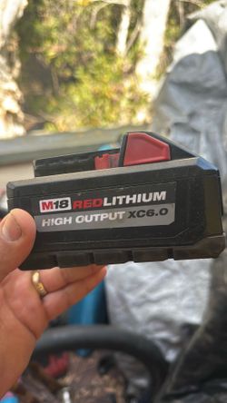 6.0 Milwaukee battery