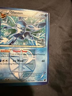 Glaceon Pokémon Card 23/116 Holo Rare