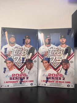 2026 Topps Series 2 Baseball Hobby Box Factory Sealed 2 boxes!