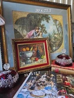 Antique Still Life Oil Painting