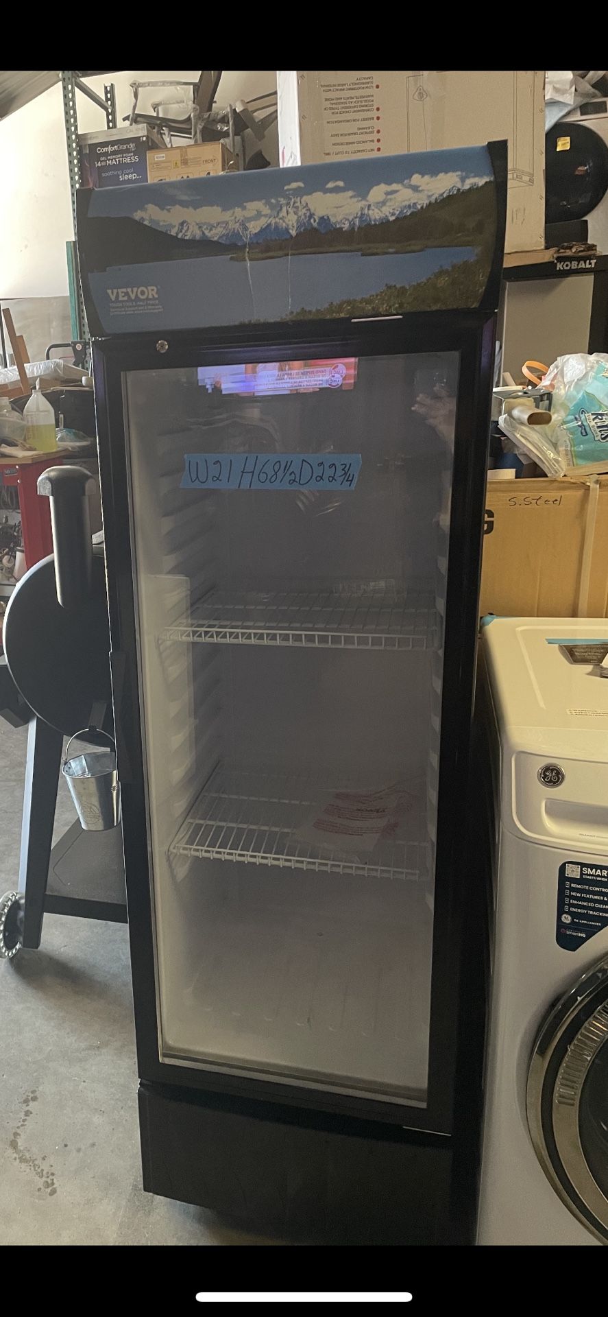 Refrigerator Vevor Glass