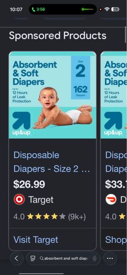 Diapers size 2