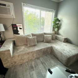 Beige Couch Needs To Go ASAP