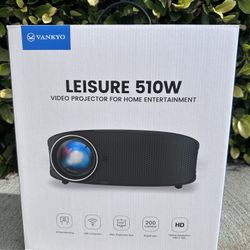 VANKYO Leisure 510W HD Projector, Portable Movie, Wireless connection Projector, with Built-in Office Software