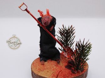 Taxidermy camping trip gone wrong