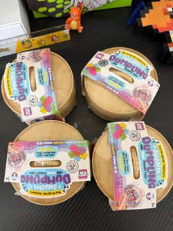 Crazy Fun Squishy Dumpling Fidget Toy 4-Pack