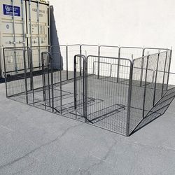 (Brand New) $270 Large 10x10ft Heavy Duty 48” Tall, 16-Panels Dog Playpen Pet Exercise Fence Crate Kennel